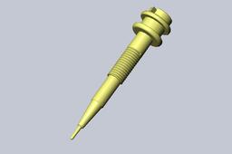 Needle valve screw