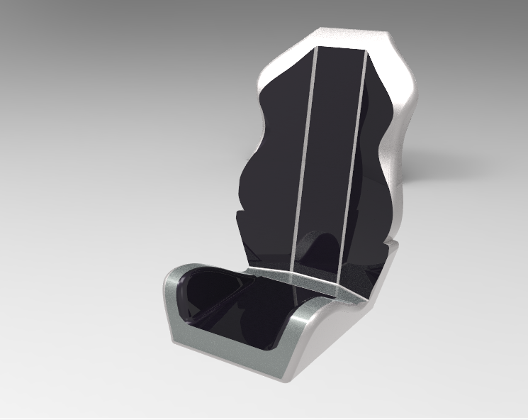 a seat 3D CAD Model Library GrabCAD