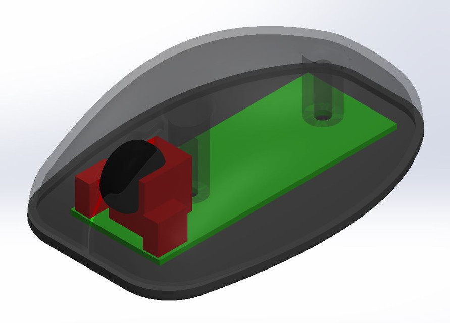 Computer Mouse 3D CAD Model Library GrabCAD
