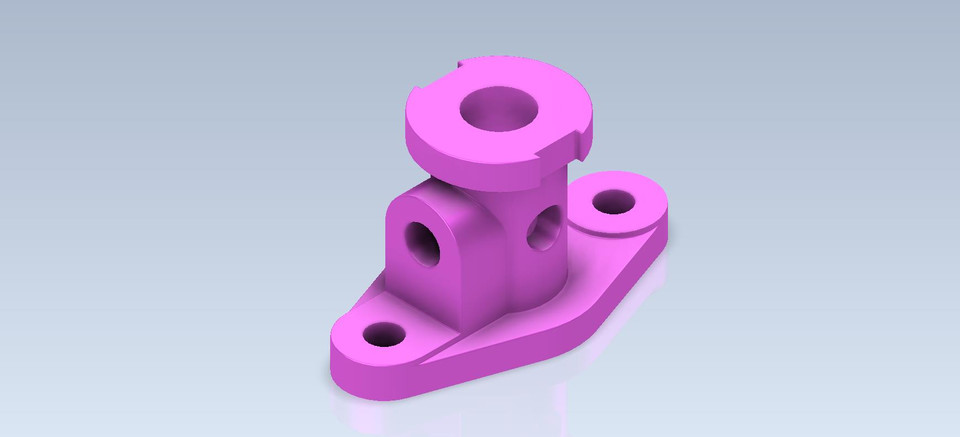 3D CAD Basic exercise 077/Autodesk Inventor Pro