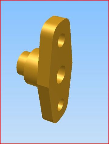 Steam engine components. Steam flange