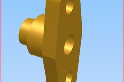 Steam engine components. Steam flange