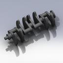 V8 Flat-angle (180-degree) Crankshaft