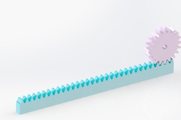 A Simple rack and pinion