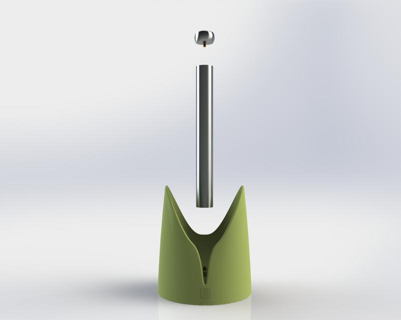 paper towel holder 3D CAD Model Library GrabCAD