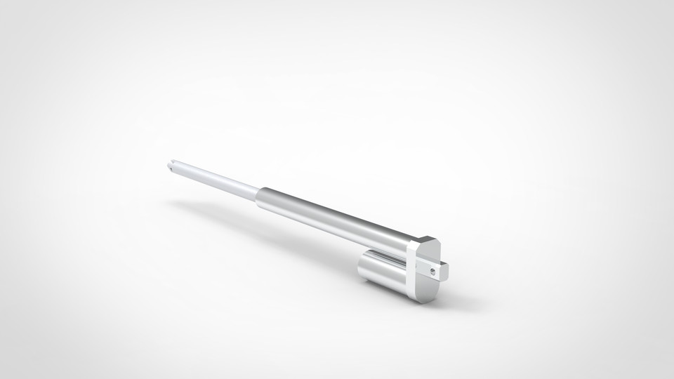 200mm Linear Actuator 3D CAD Model Library GrabCAD