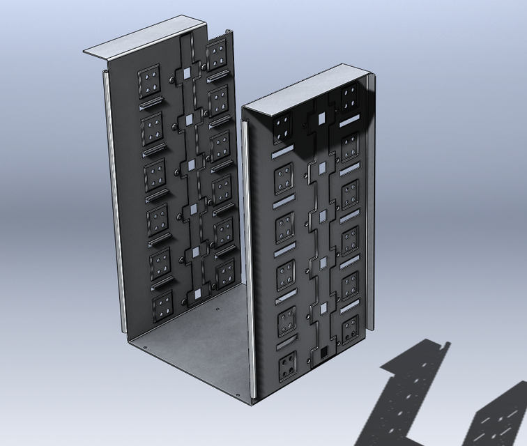 Optical drive rack 3D CAD Model Library GrabCAD