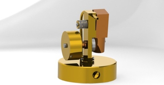 Bijou Model Engine Assembly with Moving Components