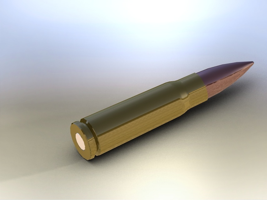 7,62x39 FMJ cartridge