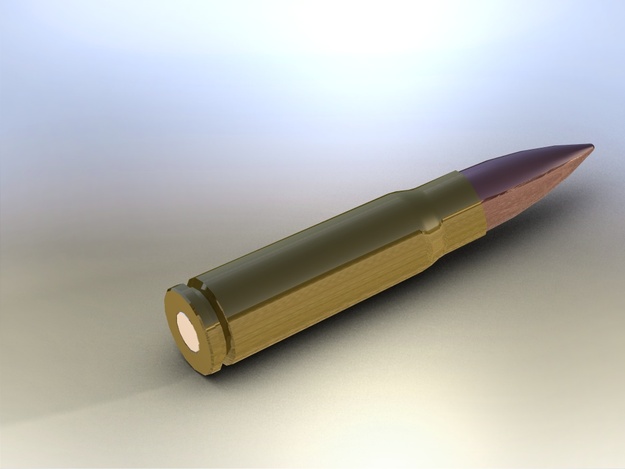 7,62x39 FMJ cartridge