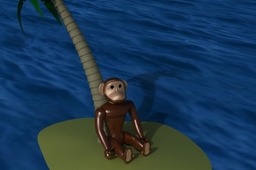 Plastic Toy Chimp