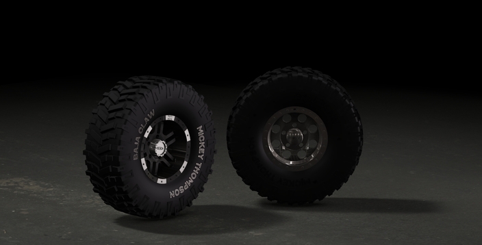 Baja Claw and wheels