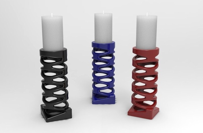 Modern candle holder