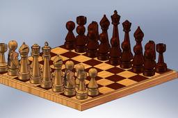Wooden chess