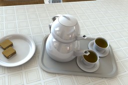 teapot & breakfast