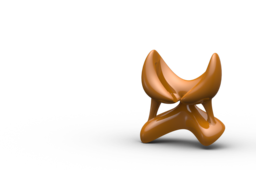 Futuristic curvy iPhone Dock