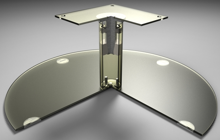 Base plate for armchair