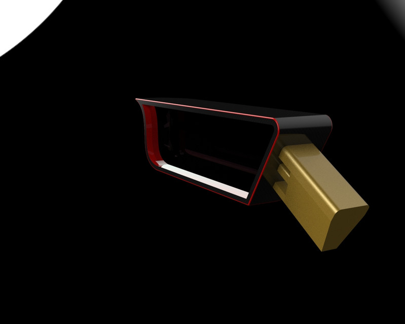 Rear view mirror design. 3D CAD Model Library GrabCAD