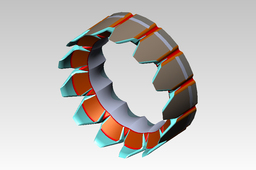 Aero-Spike Engine Part Serrated  Intake