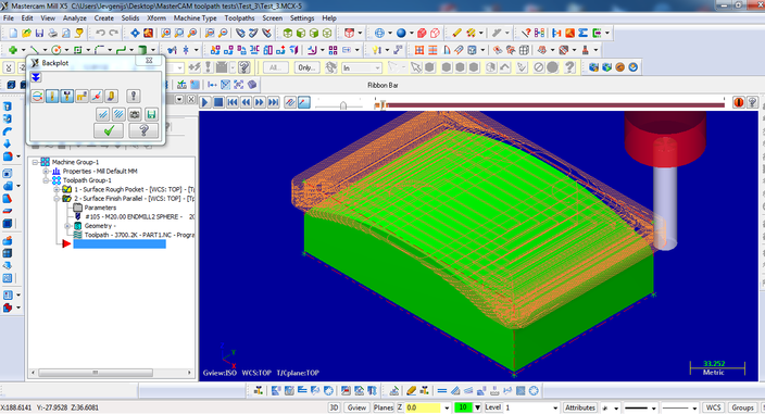 Basic Half Spherical Surface for Milling