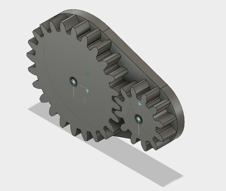 Spur Gears 3D CAD Model Library GrabCAD