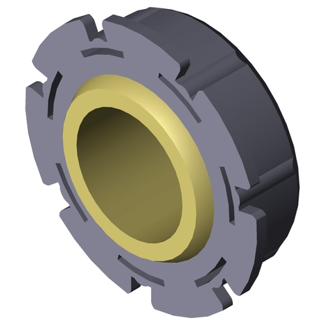 EGFM-16 T Self-aligning clip bearing 