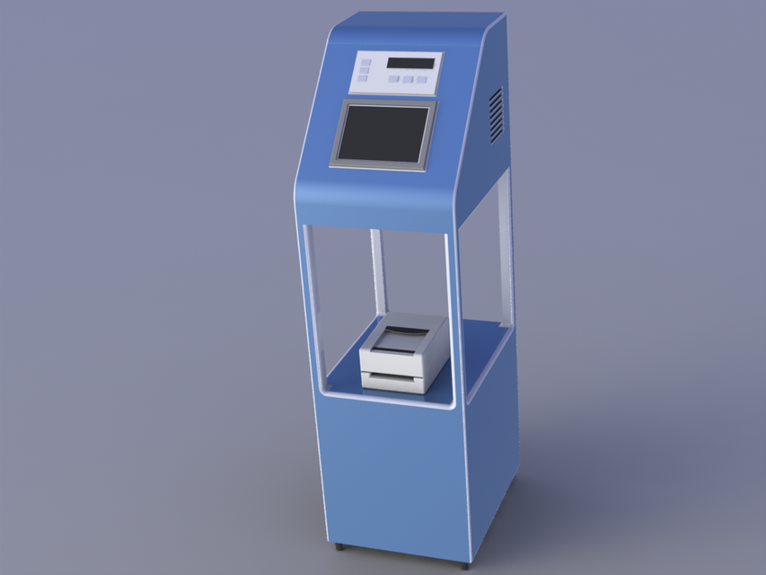 Kiosk cabinet