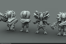 Board Game Miniature: Tecno-Dungeon Team