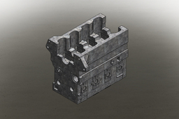 M.F 385 Engine Block