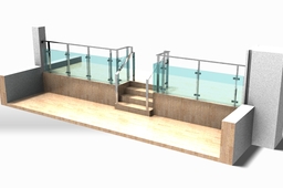 3D Guardrail w/glasses