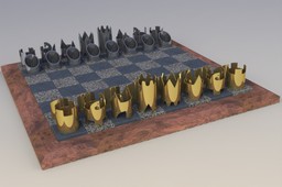 Cy Endfield Chess Set