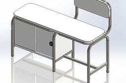 Operator Chair cum Bench with Locker