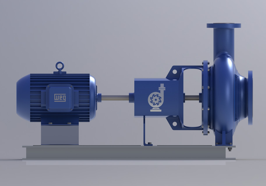 Centrifugal Pump / Bomba Centrifuga 3D CAD Model Library GrabCAD