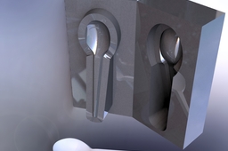 Plastic Spoon with Core & Cavity