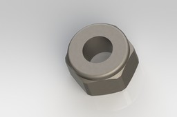 Hexagonal nuts with polyamide EN ISO 7040 whit configurations