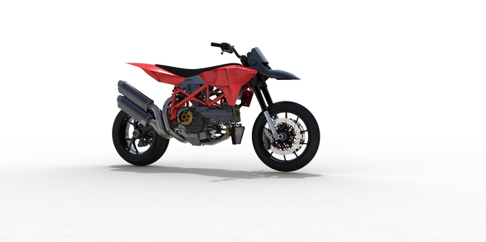 Ducati supermotard fairing