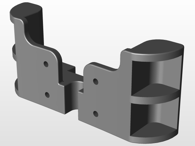 Internal boattail support bracket