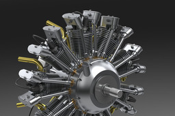 Olsryd 9 cylinder Radial Engine