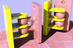 Hinge entry 6-ball hinge