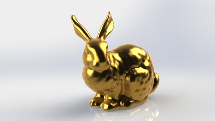 Stanford bunny solid model
