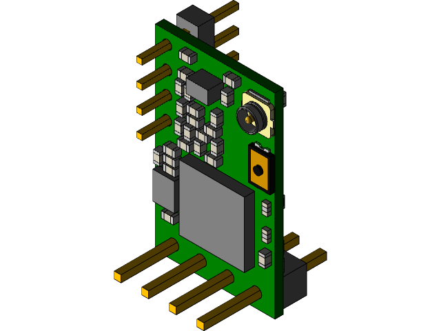 Tbs Crossfire Nano Rx 3d Cad Model Library Grabcad