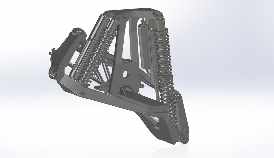 Front Suspension Customizable 3D CAD Model Library GrabCAD