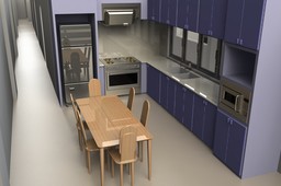 Kitchen Area Design (Floor 01 - 09)