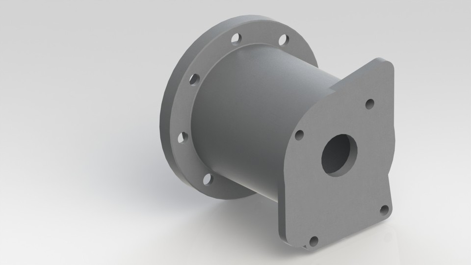 Bell Housing LB1522 3D CAD Model Library GrabCAD