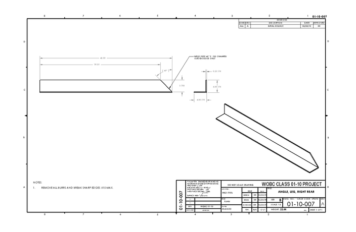 Frame part 07 - engine stand - class project