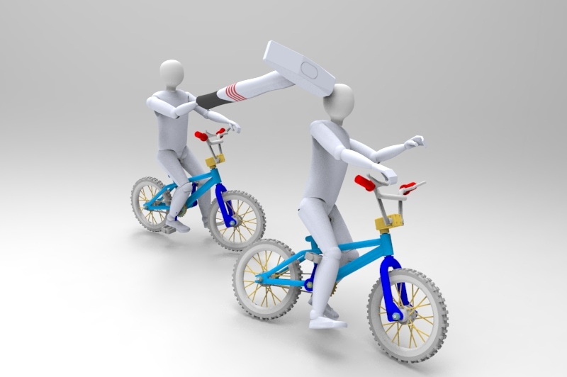 BICYCLE silent bell 