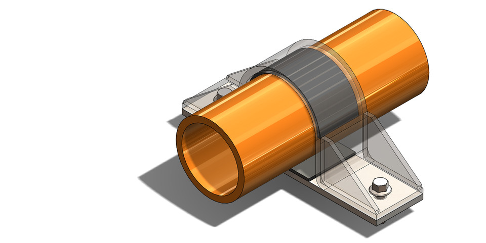 Pipe Support Design - Vibration Restrainer