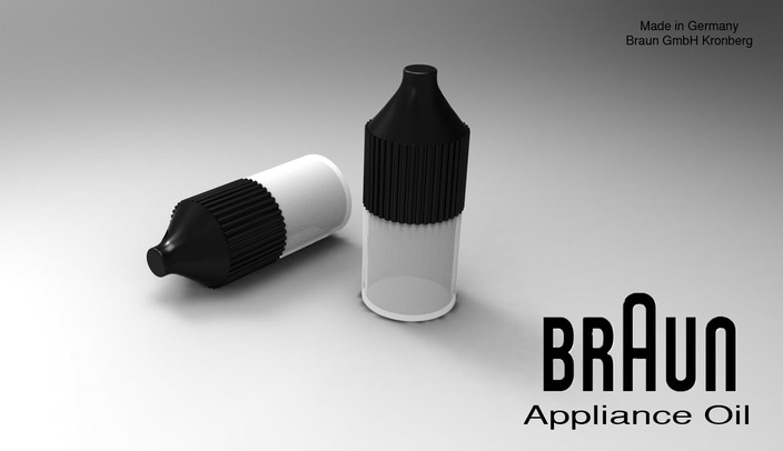 Braun Appliance Oil Bottle