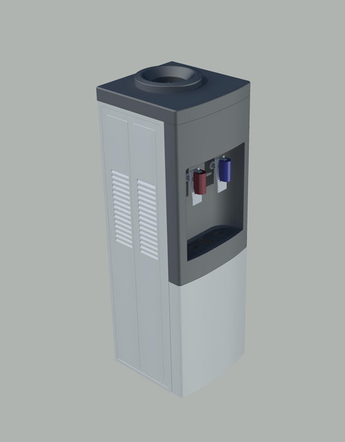 Water cooler 3D CAD Model Library GrabCAD