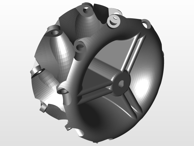 Mecanum Wheel 58x27 | 3D CAD Model Library | GrabCAD